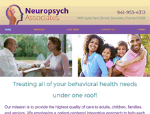 Tablet Screenshot of neuropsychassociates.com